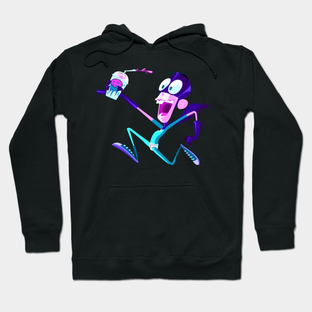 BRAIN FREEZE! Hoodie by Digital Artist ME